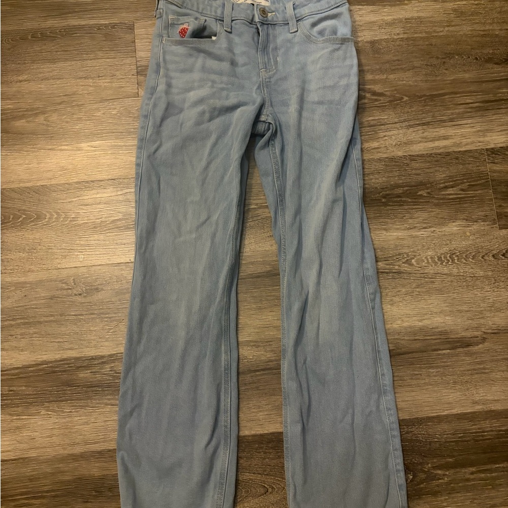 Hollister Light Blue Straight Leg Women's Jeans